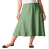 Woman Within Plus Size Petite 7-Day Knit A-Line Skirt - 6XP, Sage view 1