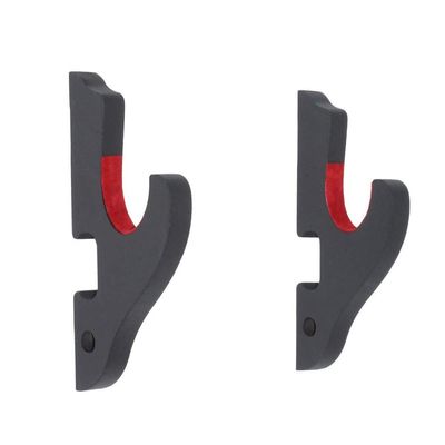 RISEDS Sword Hook Wall Mount Samurai Sword Hanger Display Holder Adjustable for Katana Wakizashi Tanto 1-Tier Velvet Padded