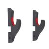 RISEDS Sword Hook Wall Mount Samurai Sword Hanger Display Holder Adjustable for Katana Wakizashi Tanto 1-Tier Velvet Padded view 1