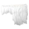 iiniim Punk Gothic Natural Dyed Rooster Feather Shrug Shawl Shoulder Wings Collar Necklace Halloween Costume Type A White One Size view 4