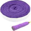 Badminton Tennis Racket Towel Hand Glue,Cotton Anti-Skid Sweat Tape Badminton Racket OverGrip Sweatband Tape Wraps (Purple) view 1