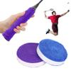 Badminton Tennis Racket Towel Hand Glue,Cotton Anti-Skid Sweat Tape Badminton Racket OverGrip Sweatband Tape Wraps (Purple) view 3