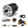 Bracketless 500W Child Motorcycle Engine with Brushed Controller and Key Swicth Speed Control Handle Brake Lamp (24V Key Throttle kit) view 1