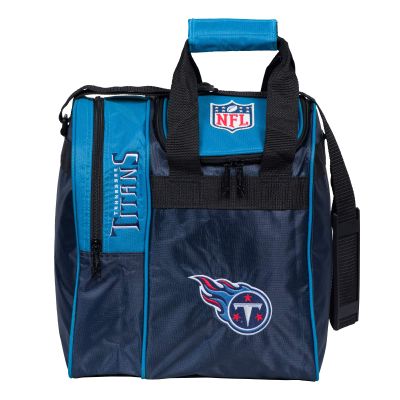 KR Strikeforce NFL Tennessee Titans Single Bowling Ball Tote Bag with Shoe Compartment