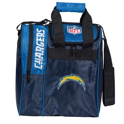 KR Strikeforce NFL Los Angeles Chargers Single Bowling Ball Tote Bag with Shoe Compartment