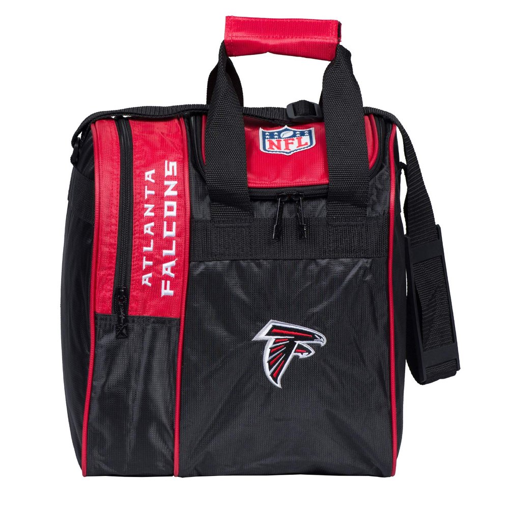 KR Strikeforce NFL Atlanta Falcons Single Bowling Ball Tote Bag with Shoe Compartment