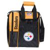 KR Strikeforce NFL Pittsburgh Steelers Single Bowling Ball Tote Bag with Shoe Compartment view 1