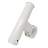 Fishmaster Adjustable T-Top Rod Holder - Powder Coated White - Marine Grade Aluminum, Rail Mount, Universal Fit view 2