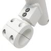 Fishmaster Adjustable T-Top Rod Holder - Powder Coated White - Marine Grade Aluminum, Rail Mount, Universal Fit view 4
