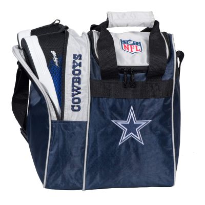 KR Strikeforce NFL Dallas Cowboys Single Bowling Ball Tote Bag with Shoe Compartment