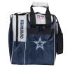 KR Strikeforce NFL Dallas Cowboys Single Bowling Ball Tote Bag with Shoe Compartment view 2