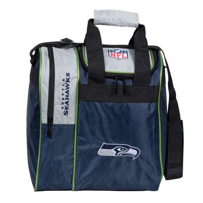 KR Strikeforce NFL Seattle Seahawks Single Bowling Ball Tote Bag with Shoe Compartment