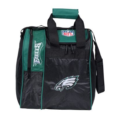 KR Strikeforce NFL Philadelphia Eagles Single Bowling Ball Tote Bag with Shoe Compartment