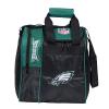 KR Strikeforce NFL Philadelphia Eagles Single Bowling Ball Tote Bag with Shoe Compartment view 1