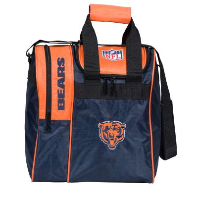 KR Strikeforce NFL Chicago Bears Single Bowling Ball Tote Bag with Shoe Compartment