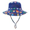 Home Prefer Toddler Boys Sun Hat UPF50+ Wide Brim Mesh Bucket Hat UV Protective Caps Zoo 1-2 Years view 2