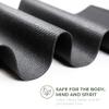 Sunshine Yoga 10-Pack Explore Yoga Mat, 68" x 24" Exercise Mat, 4mm Thick Non Slip Workout Mat, Anti-Tear Gym Mat, Bulk Yoga Mats for Schools or Studios, Black view 2