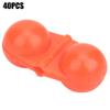 40Pcs Portable ABS Double Rattle Sea Fishing Attractor Beads Accessory for Luring Fish(red) view 2