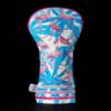 Pins & Aces LE Tropical Lawn Flamingo Head Cover - Premium, Hand-Made Leather Woods Headcover - Funny, Tour Quality Golf Club Cover - Style and Customize Your Golf Bag (Driver) view 1