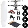 Moose Longboard Complete 9" x 40" Kicktail Dipped White view 1