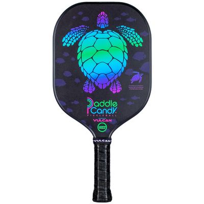 Vulcan | Paddle Candy Sea Turtle Pickleball Paddle | Hybrid Performance | Polypropylene Core - Fiberglass Surface | Sea Turtle