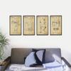 - Pilates Studio Exercise Patent Poster Art - Pilates Wall Art - Fitness Decor - Set of 4-8 x 10 Framed Prints view 2