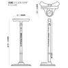 Blackburn Core Bike Floor Pump (Black, Core 2) view 3