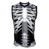 Social Paintball Sleeveless Jersey, Skeleton Bones with Mesh Sides (3X-Large) view 1