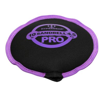 Hyperwear SandBell PRO Premium Soft Sandbag Weight (10 lb Purple)