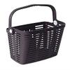 Bicycle Basket, Bellelli, Quick Release, Removable, Lightweight Plastic Basket, Easy to Mount, with Swing Up Handle, Black, Made in Italy view 1