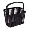 Bicycle Basket, Bellelli, Quick Release, Removable, Lightweight Plastic Basket, Easy to Mount, with Swing Up Handle, Black, Made in Italy view 2
