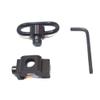 1.25" Picatinny Rail QD Sling Swivel Mount, 360 Degree Rotation Quick Detach Sling Attachment with Push Button for Two Point Sling (1 PC) view 3