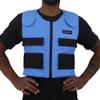 Glacier Tek Sports Cool Vest Bundle, with Biobased Cooling Packs Plus Booster Pack Set Blue view 3