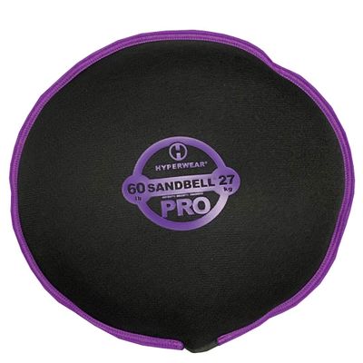 Hyperwear SandBell PRO  Premium Soft Sandbag Weight (60 lb  Purple)