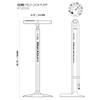 Blackburn Core Bike Floor Pump (Gray, Core Pro) view 2