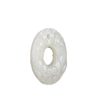 and The Tian Jade PiXiu Peace Button Pendant Male Kaiguang Peace Protection White Jade Leather Qiu Jade Pendant Lady Lovers Necklace
