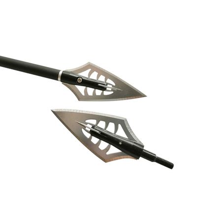 AMEYXGS 6pcs/12pcs Archery Hunting Arrowheads Blade Broadhead Screw in Arrow Tips Detachable Arrow for Hunting Outdoor Shooting Target Practice Accessories and Box (Type 22, 6 pcs)
