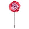 Flairs New York Gentleman's Essentials Premium Handmade Flower Lapel Pin Boutonniere ([Wool Fabric] Red Pink) view 1