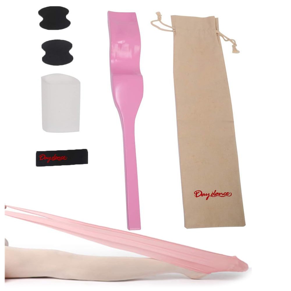 Daydance Women Ballet Foot Stretcher Kit Arch Enhancer for Dancer, Gymnastics, Yoga with Resistance Bands, Pads, Straps