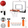 SUPER JOY Pro Room Basketball Hoop Wall Mounted - Over The Door Basketball Hoop Set with Complete Accessories - Basketball Hoop for Kids & Adults view 2