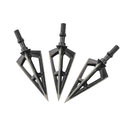 AMEYXGS 6pcs/12pcs Archery Hunting Arrowheads Blade Broadhead Screw in Arrow Tips Detachable Arrow for Hunting Outdoor Shooting Target Practice Accessories and Box (Type 28, 12 pcs)