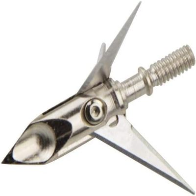 AMEYXGS 6pcs/12pcs Archery Hunting Arrowheads Blade Broadhead Screw in Arrow Tips Detachable Arrow for Hunting Outdoor Shooting Target Practice Accessories and Box (Type 25, 12 pcs)