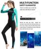 Dive Skins Full Body Swimsuit Wetsuit Scuba Rash Guard Diving Suit for Women Men Adult, Long Sleeve Swimwear One Piece UV Protection Quick Dry Sunsuit for Surfing Snorkeling Kayaking (Blue, S) view 3