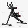 Mustbe Strong Ab Exercise Machine, Volume Abdominal Training with 3 Difficulty Levels Home Gym Trainers for Leg Thighs Rodeo Buttocks view 3