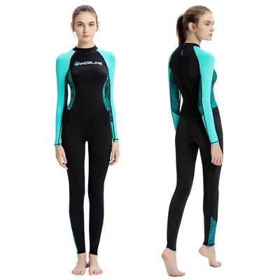 Dive Skins Full Body Swimsuit Wetsuit Scuba Rash Guard Diving Suit for Women Men Adult, Long Sleeve Swimwear One Piece UV Protection Quick Dry Sunsuit for Surfing Snorkeling Kayaking (Black, XS)