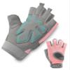 HiRui Workout Gloves for Men Women Kids, Ventilated Exercise Gloves Cycling Gloves with Full Palm Silicone Padding for Fitness Tennis Weightlifting Gym Training (Pink, L) view 1