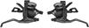 SunRace M406 ST Trigger Brake/Shift Lever Set - 3x7-Speed for V-Brakes Black view 1