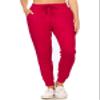 Leggings Depot Womens Relaxed fit Jogger Pants - Track Cuff Sweatpants with Pockets, Tangored, 3X view 2