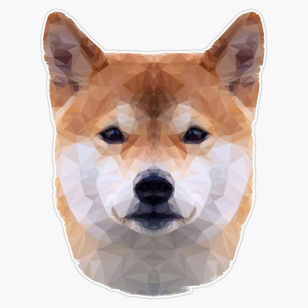 The Shiba Inu Vinyl Waterproof Sticker Decal Car Laptop Wall Window Bumper Sticker 5"