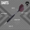 Professional Steel Tip Darts 12 PC Set | 12 PC Brass Barrels | 12 PC Aluminum Shafts 48mm | 16 PC Flights Standard Shape | 1 Multi-Purpose Dart Tool | 1 Carry Bottle (20g Black Barrel)STC10424 view 4